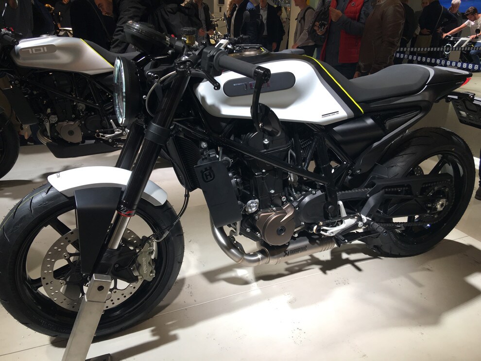 EICMA, Husqvarna Vitpilen 701: caffe scandinavo