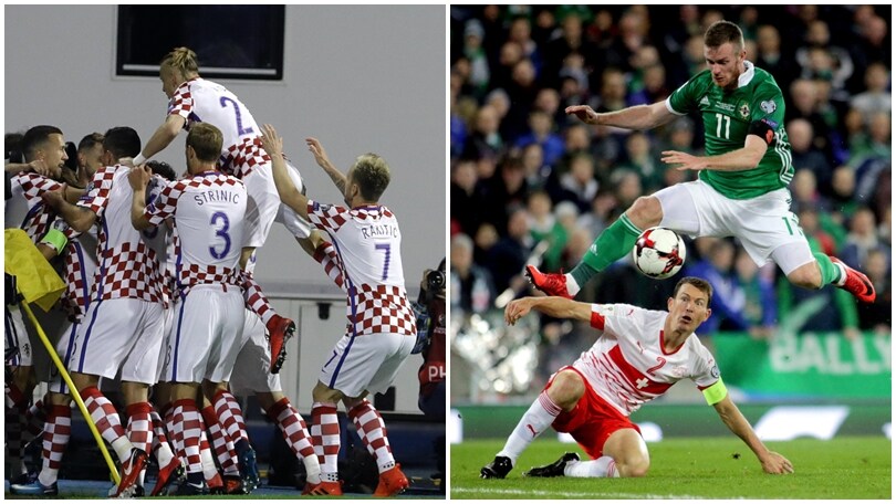 Playoff mondiali: Croazia e Svizzera con un piede in Russia