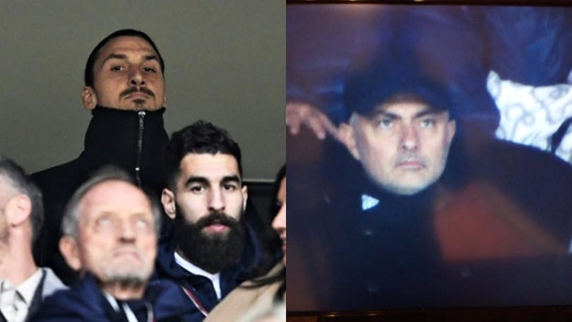 Svezia, in tribuna c'è "re" Ibrahimovic. E anche Mourinho