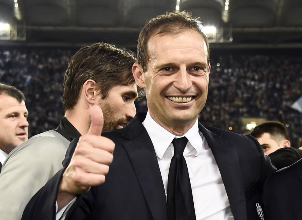 Juventus, tira aria di Allegrata 3-4-3