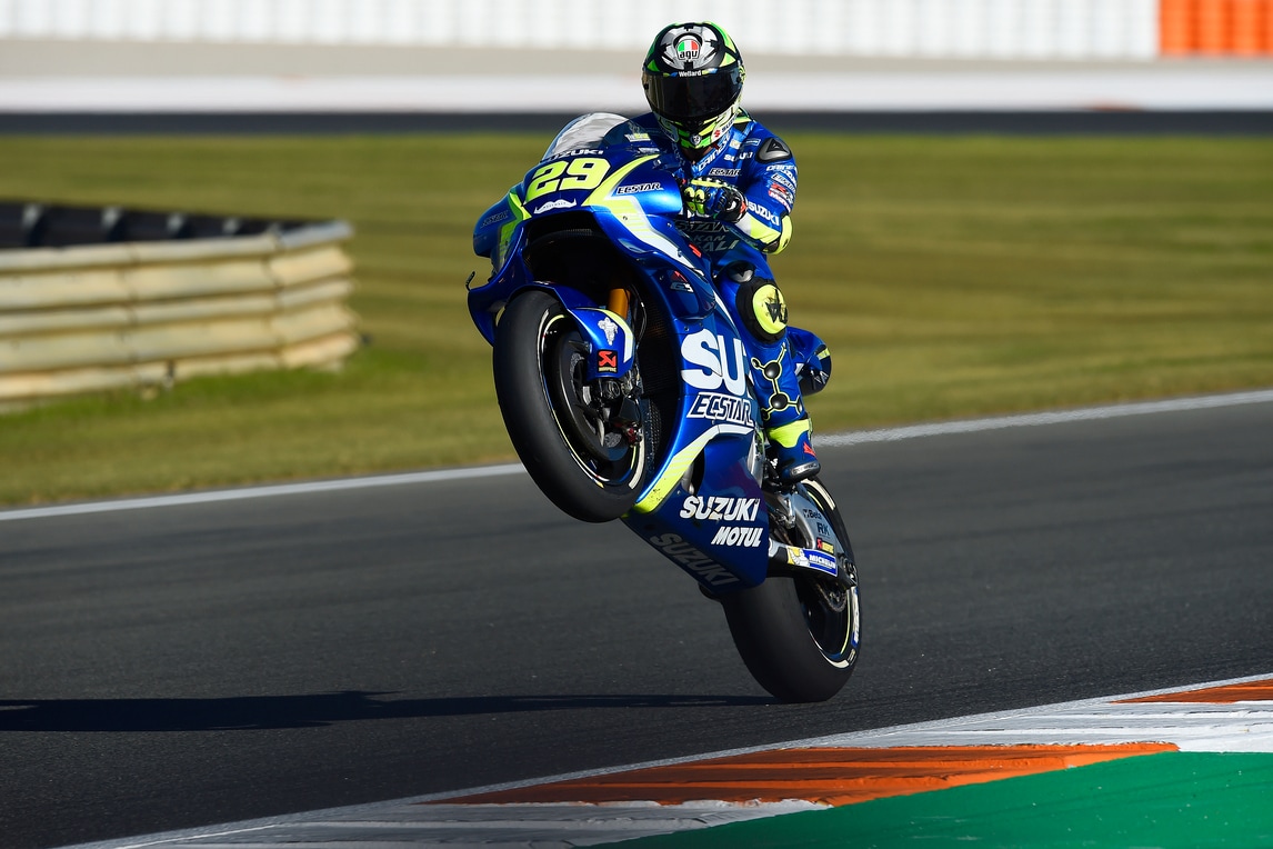 MotoGp Valencia, Iannone: «Prima fila per la squadra, se lo merita»