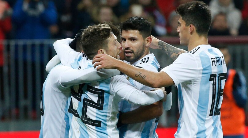 Russia-Argentina 0-1: basta Aguero, Dybala in campo nel finale