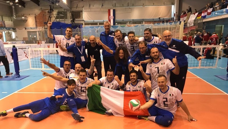 Sitting Volley: per gli azzurri di Fracascia primo storico successo europeo
