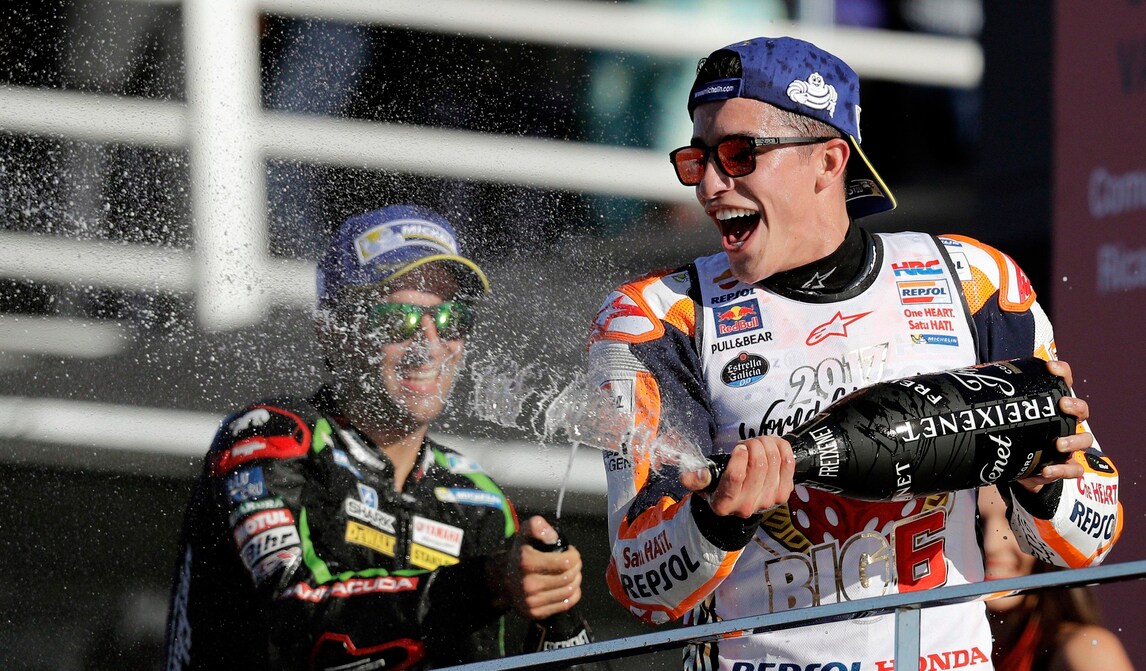 MotoGp, Marquez: «E' andata bene, grande Dovizioso!»