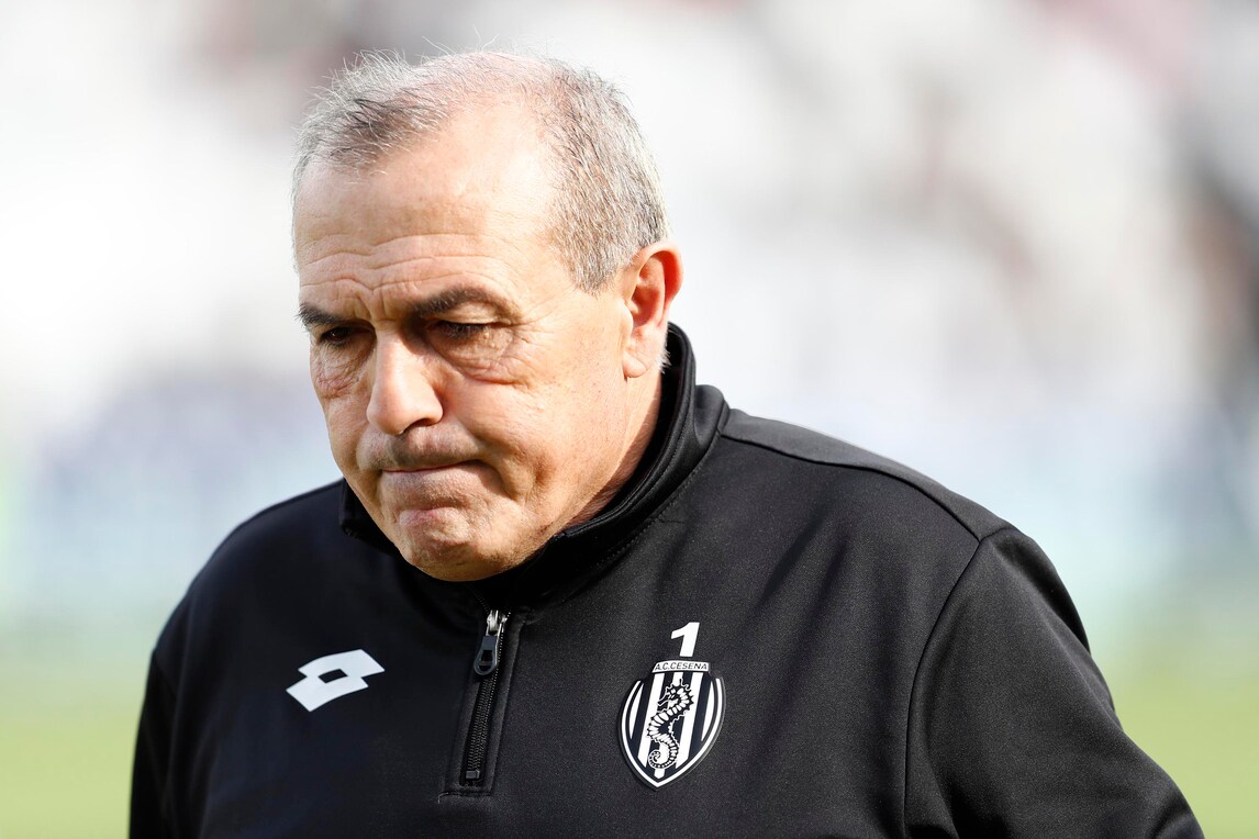 Serie B Cesena, Castori: «Potevamo battere la Salernitana»