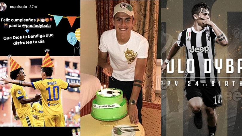 Buon compleanno Paulo! Gli auguri "social" a Dybala