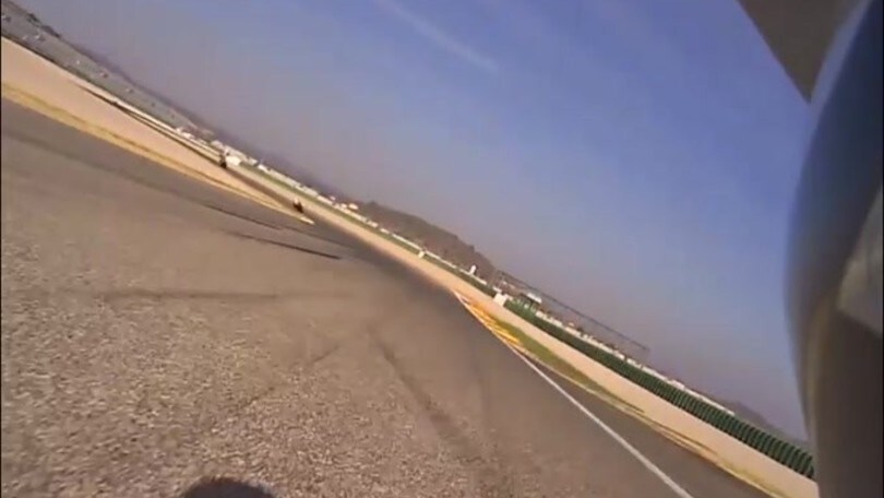 Valencia, la MotoGP in pista per i test