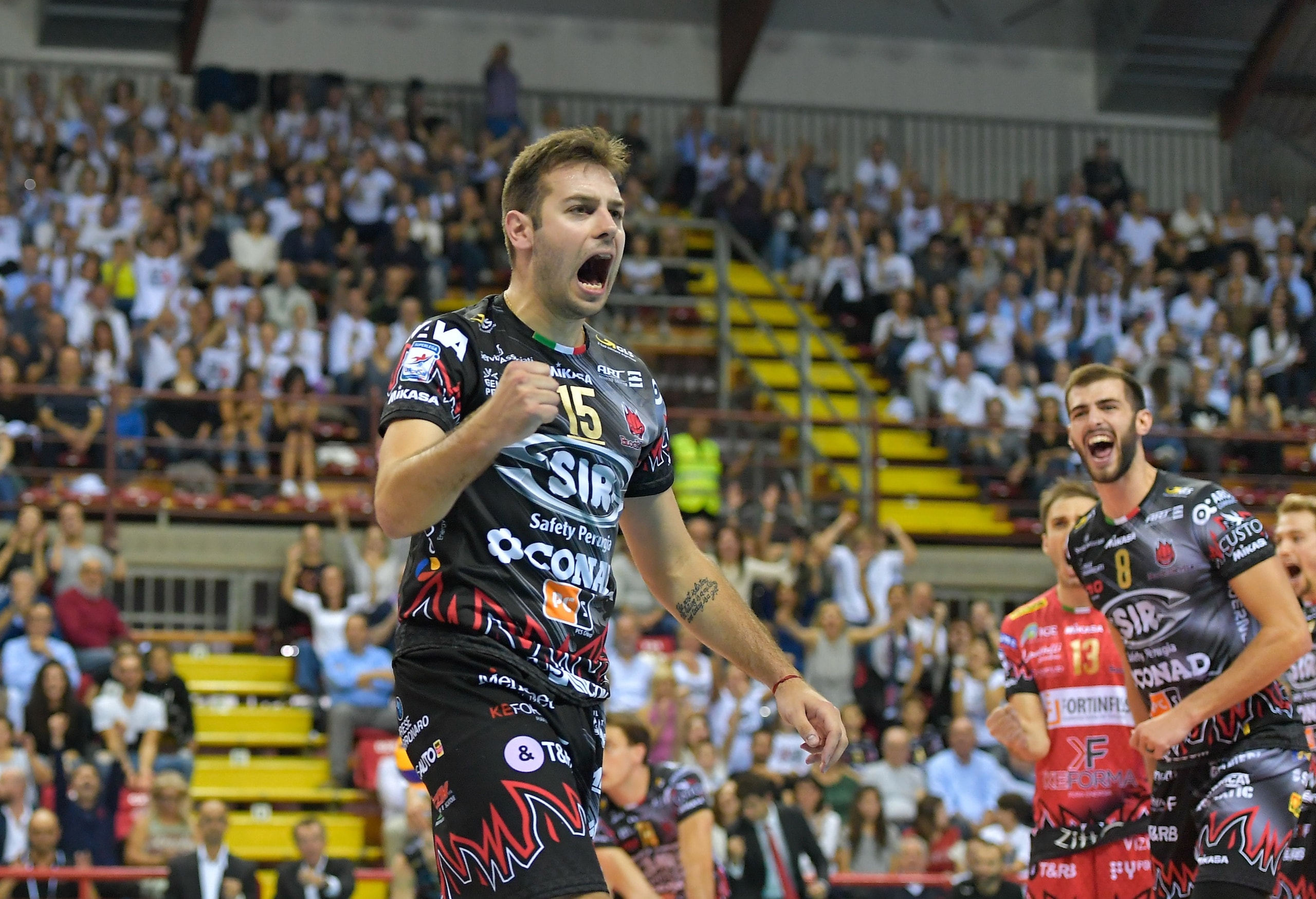 Volley: Superlega, Perugia batte anche Trento e torna in vetta da sola