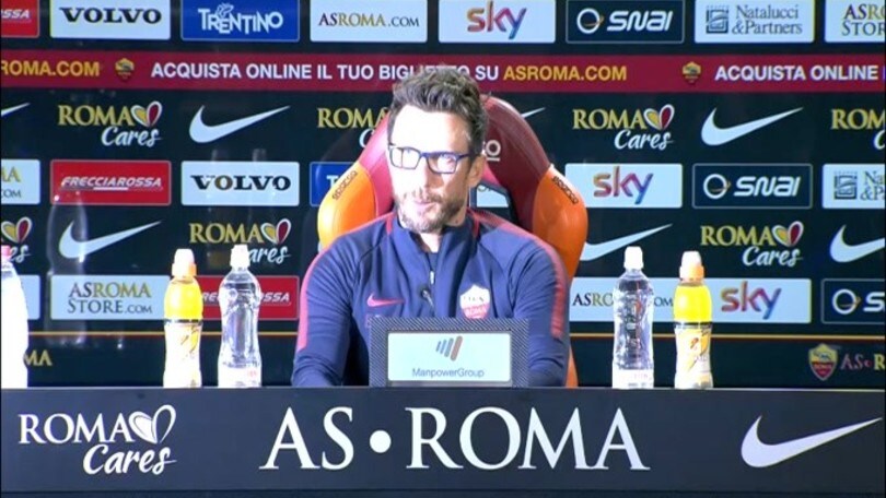 Di Francesco: "Vivere un derby da allenatore è difficile"