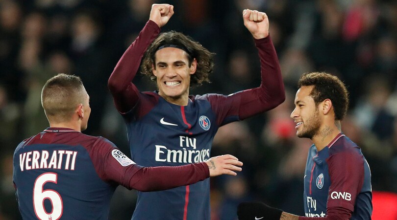 Ligue 1, Psg-Nantes 4-1: Cavani ne fa due