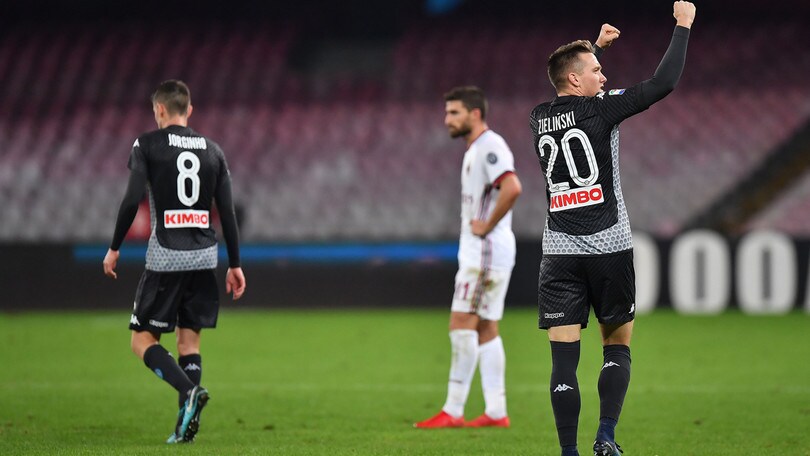 Serie A Napoli-Milan 2-1, il tabellino
