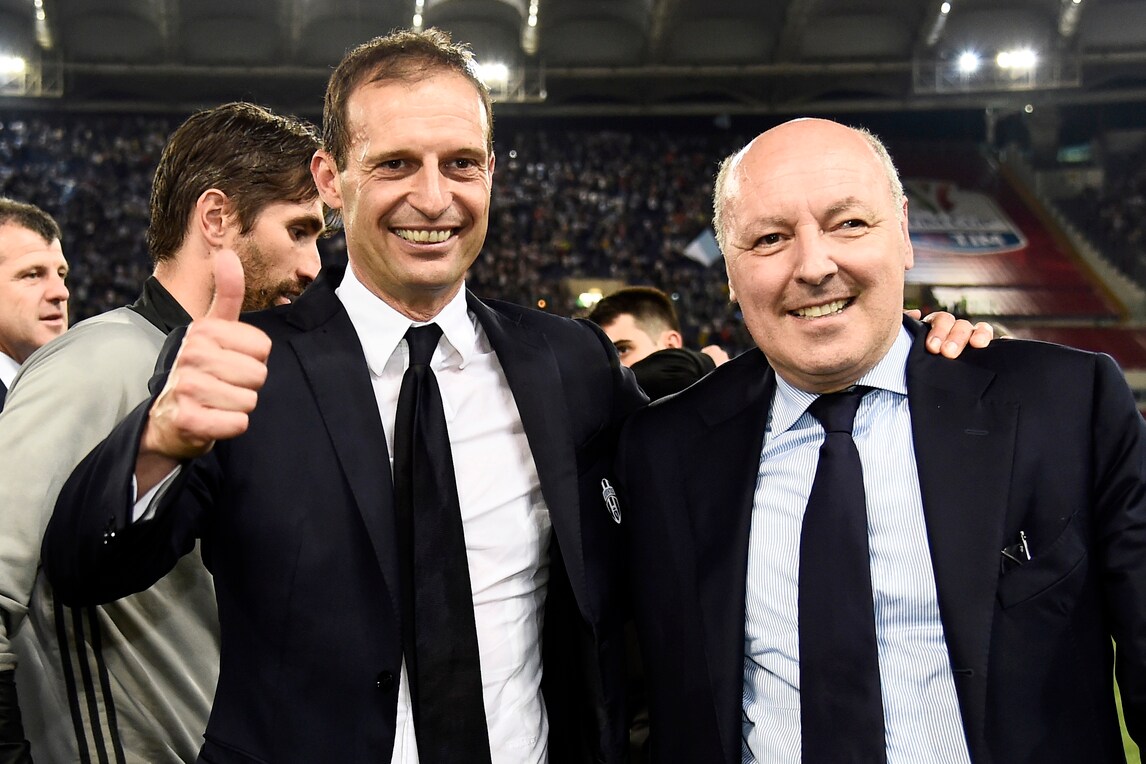 Juventus, Marotta blinda Allegri: «Nessuna tentazione azzurra»