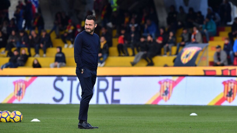 Serie A Benevento, De Zerbi resta a zero: «Così si fa dura»