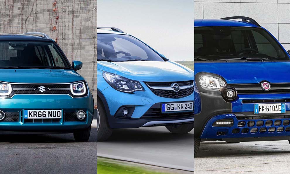 Mini SUV da città a confronto: Ignis, Karl Rocks e Panda City Cross