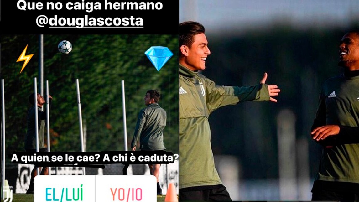 Che sfida tra Douglas Costa e Dybala, indovinate chi paga la cena!