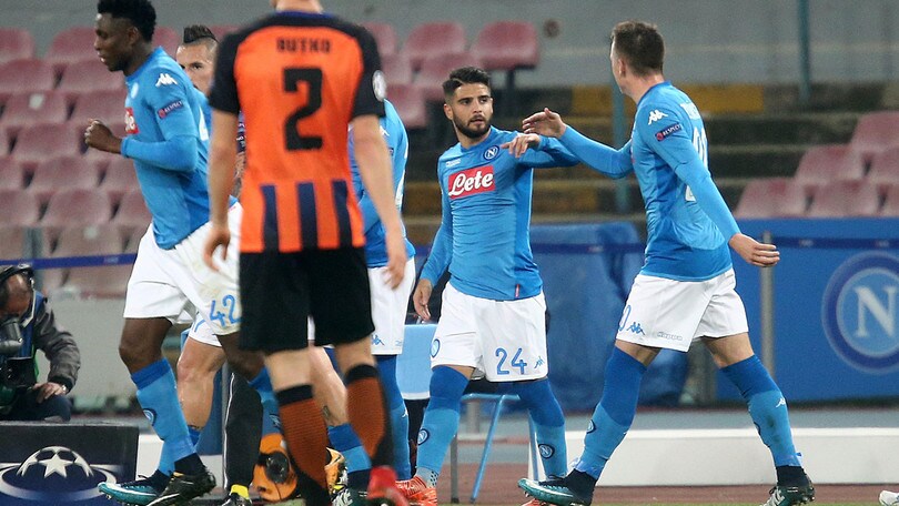 Champions League Napoli-Shakhtar 3-0, il tabellino