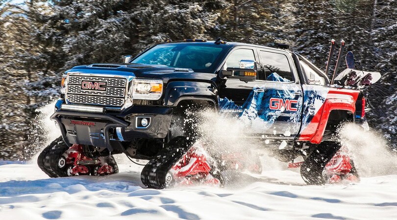 Il Suv delle nevi: GMC "cingolato" da 445 cv