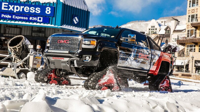 Il Suv delle nevi: GMC "cingolato" da 445 cv