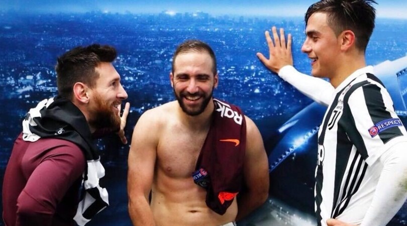 Messi-Dybala-Higuain, la foto diventa virale