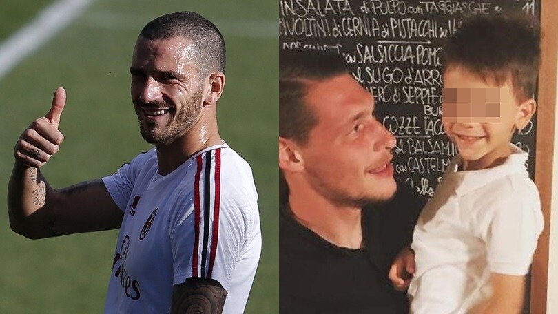 Milan-Torino, Bonucci sfida... il figlio