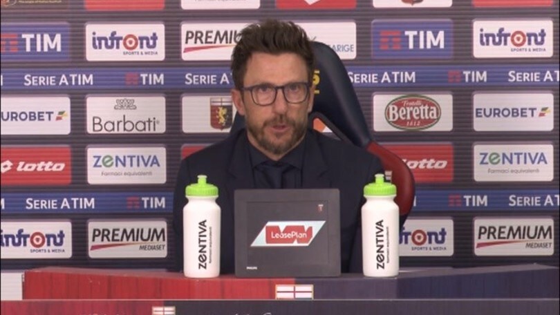 Di Francesco: "De Rossi? La foga a volte lo porta a certi errori"