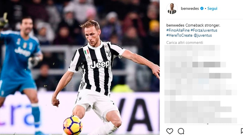 Juventus, la prima volta di De Sciglio e Höwedes: così i giocatori festeggiano sui social