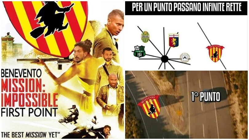 Il Benevento perde ancora e i social non mostrano pietà