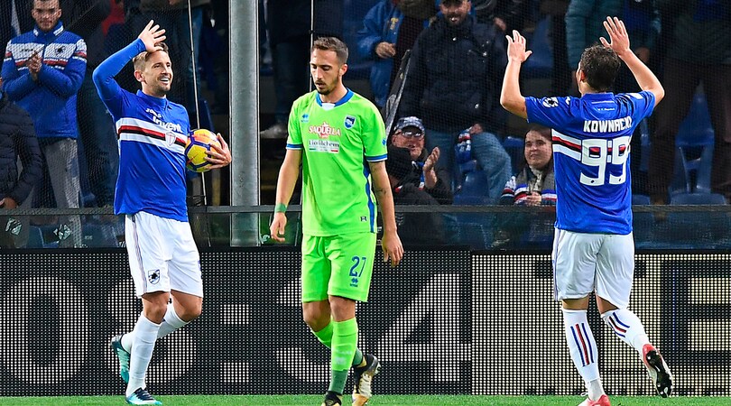 Coppa Italia, Sampdoria-Pescara 4-1: agli ottavi c'è la Fiorentina