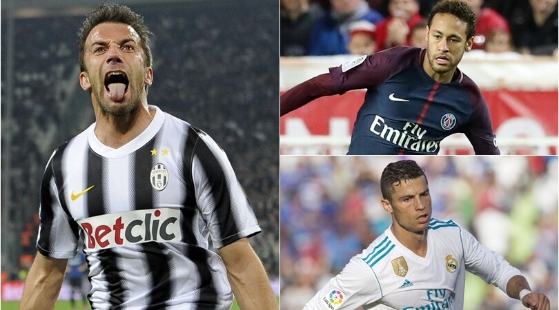 Champions, Neymar e Ronaldo come Del Piero: record eguagliato!