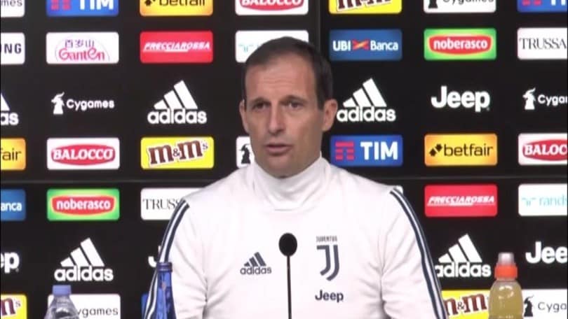 Allegri: "Scudetto? Napoli favorito"