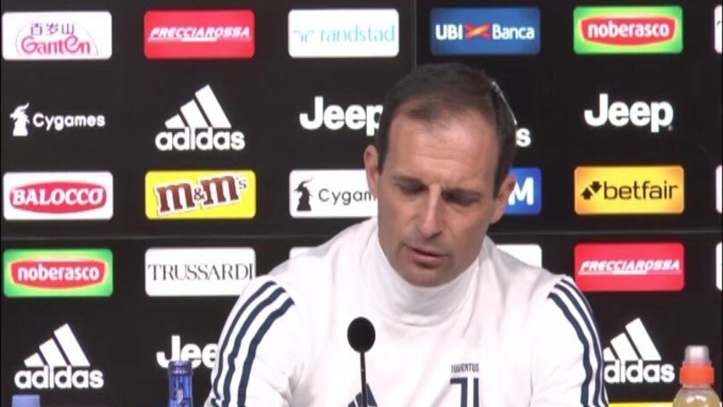 Allegri: "Lite spogliatoio? Speriamo tra un po'.."