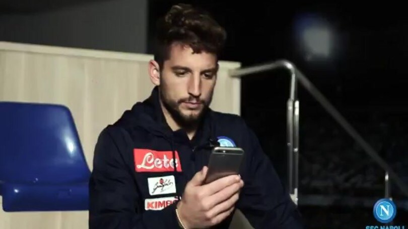 Napoli-Juventus: Mertens sta "senza pensier", Gomorra sarà anticipata
