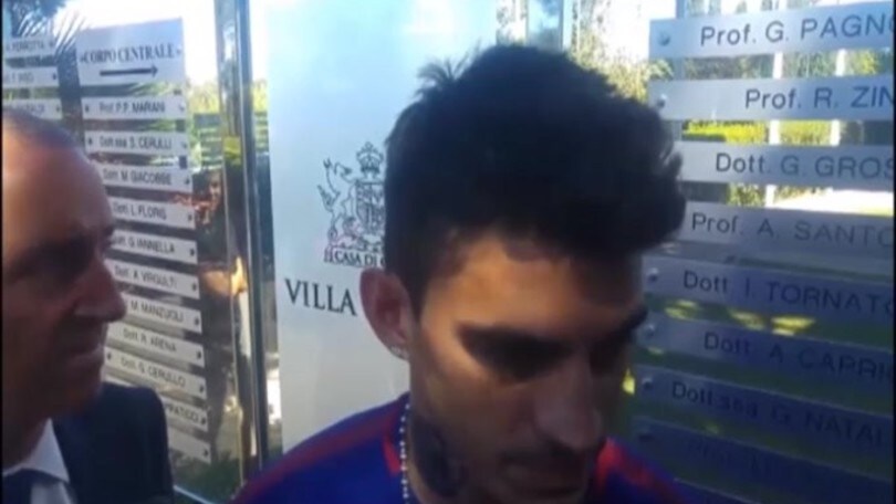 Incidente per Perotti, auto distrutta