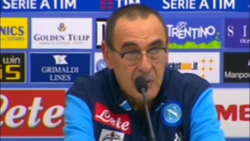 Sarri: "Abbiamo messo sotto la Juve"