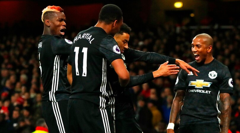 Mourinho abbatte l'Arsenal. Pogba, brutto fallo e rosso diretto