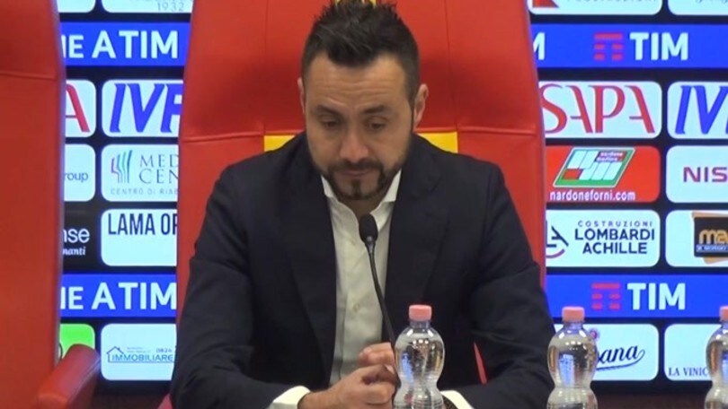 De Zerbi: "Abbiamo meritato il pareggio"