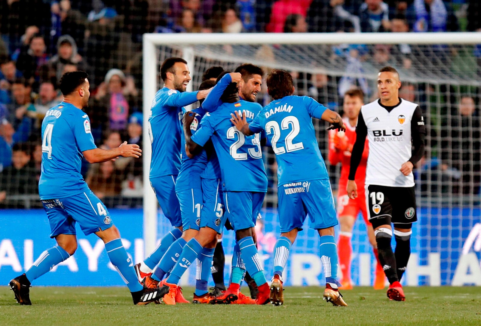 Liga, Getafe-Valencia 1-0: Zaza e compagni scivolano a -5 dalla vetta