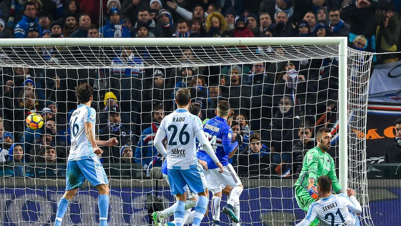 Serie A Sampdoria-Lazio 1-2, il tabellino