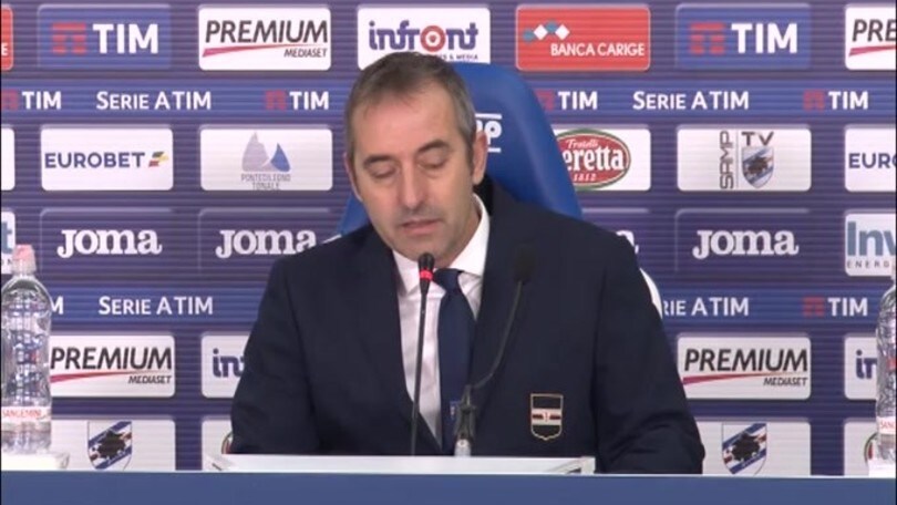 Giampaolo: "Rammaricato, ma fatto gara straordinaria"