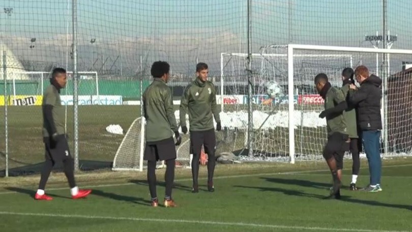 Juve, allenamento a Vinovo