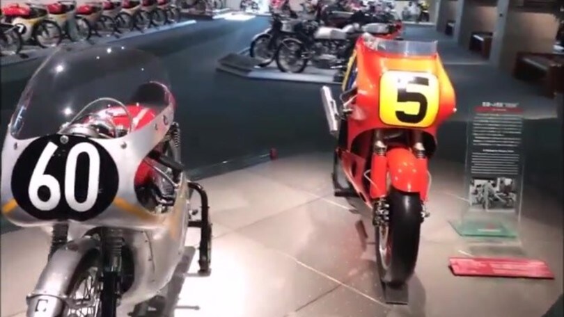 Le Honda dei campioni al Collection Hall di Motegi