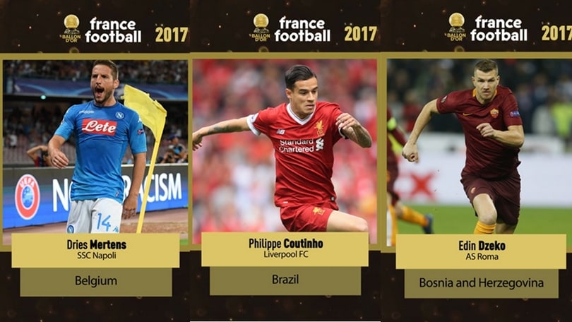 Pallone d'Oro 2017, la classifica: vince Ronaldo, Buffon fuori dal podio