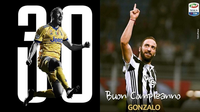 Higuain compie 30 anni: quanti auguri per il Pipita!