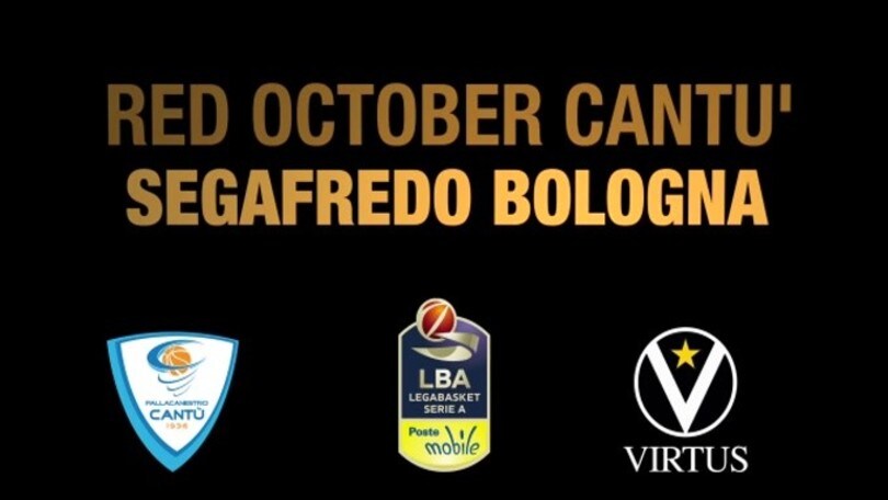 Red October Cantù-Segafredo Bologna