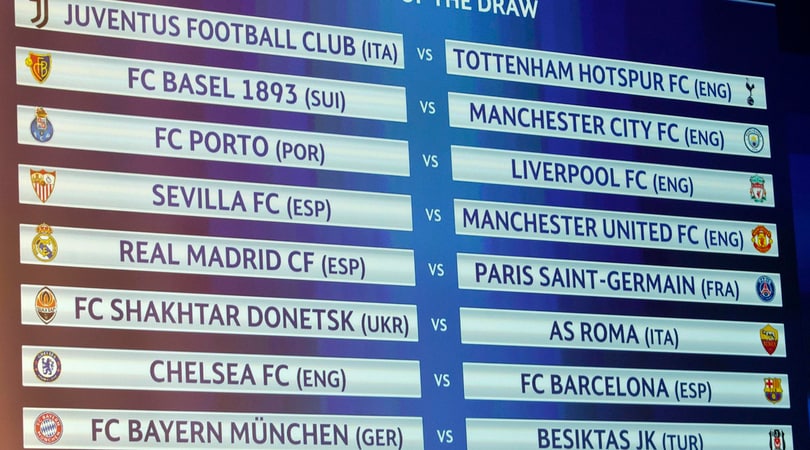 Champions League, i sorteggi: la Juventus pesca il Tottenham