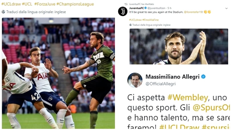 La Juventus pesca il Tottenham e Marchisio si carica con i Clash