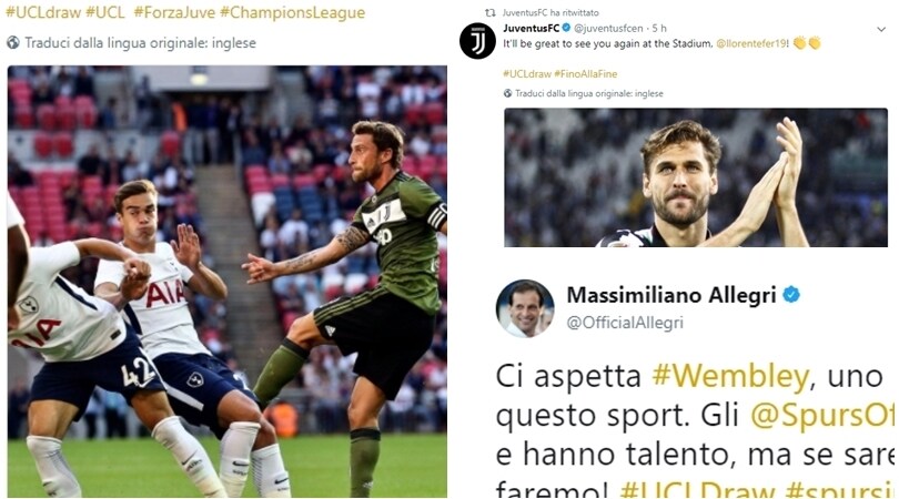 La Juventus pesca il Tottenham e Marchisio si carica con i Clash