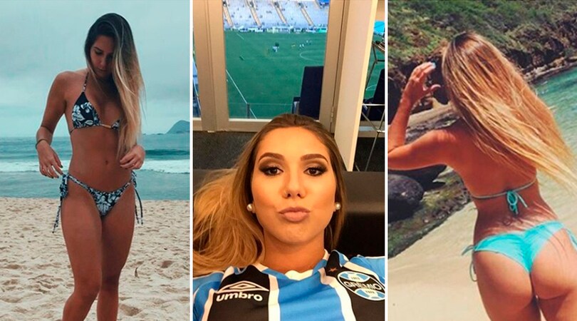 Carolina Portaluppi, la figlia di Renato è una tifosa scatenata del Gremio