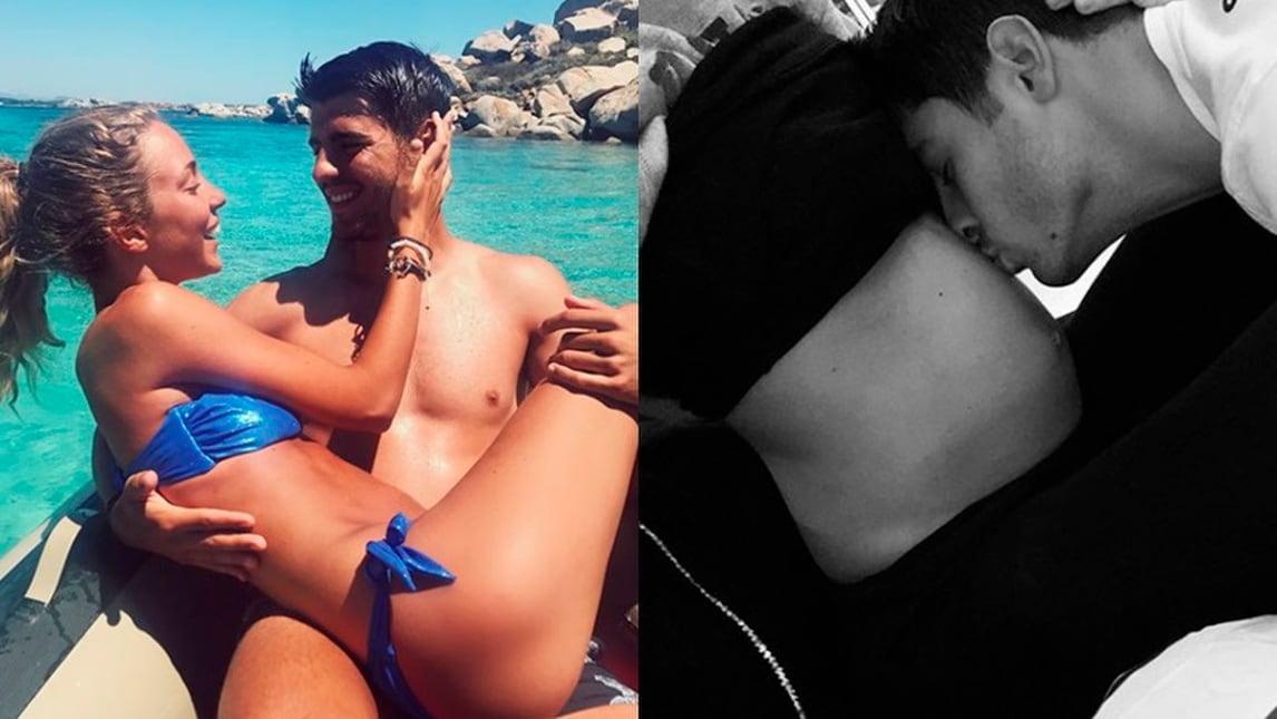 Morata, il gol più bello. Alice Campello incinta: «Sarai il miglior papà che esiste»