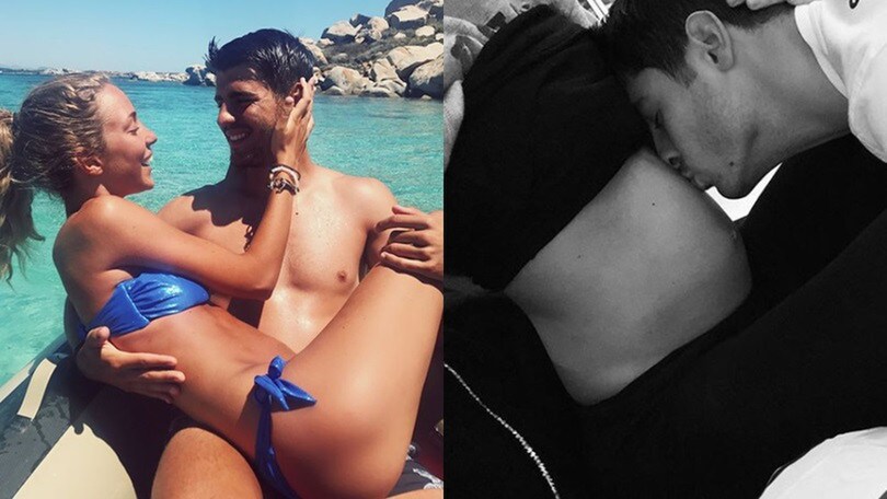 Morata, il gol più bello. Alice Campello incinta: «Sarai il miglior papà che esiste»